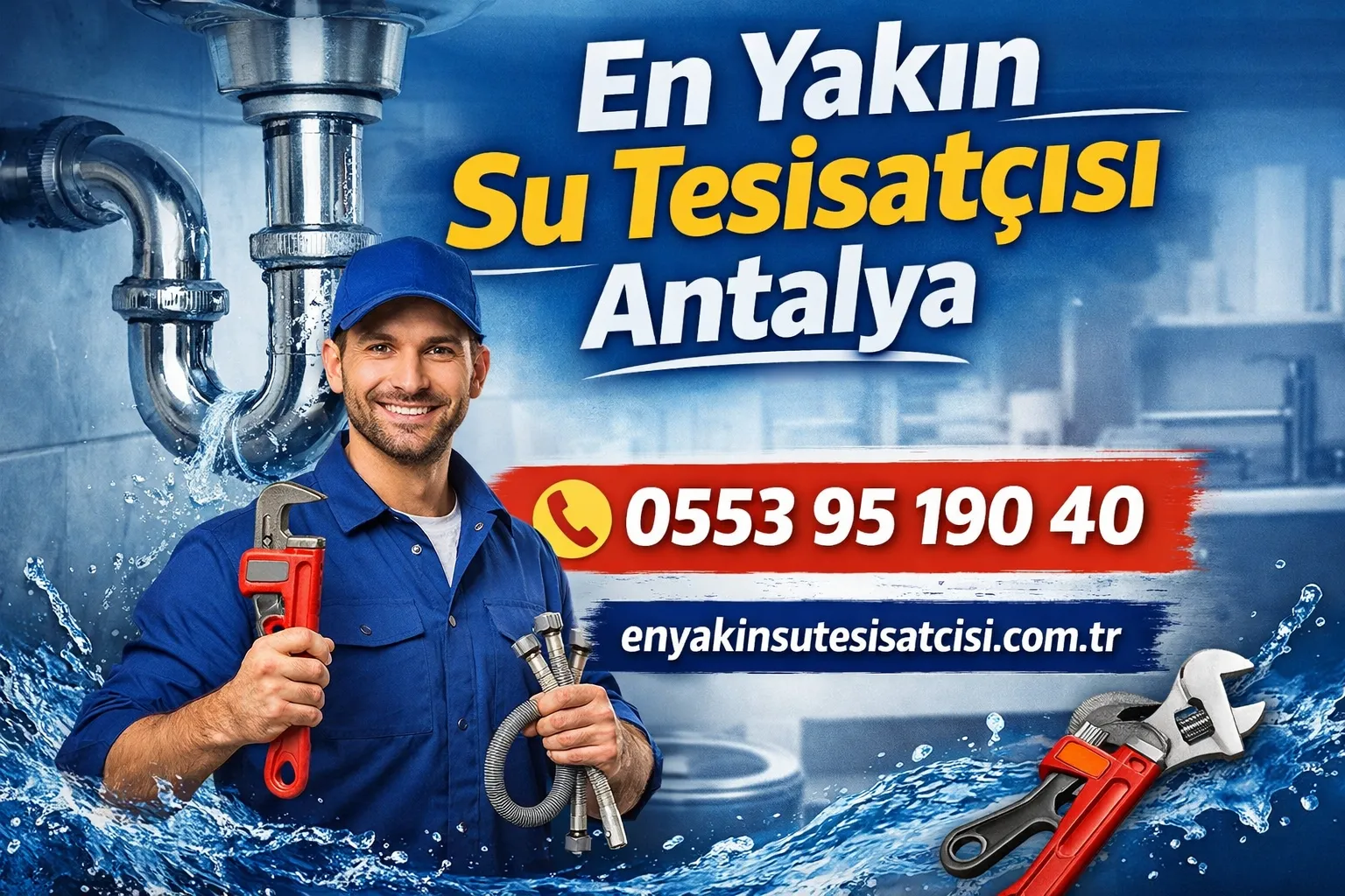 En Yakın Su Tesisatcısı Antalya
